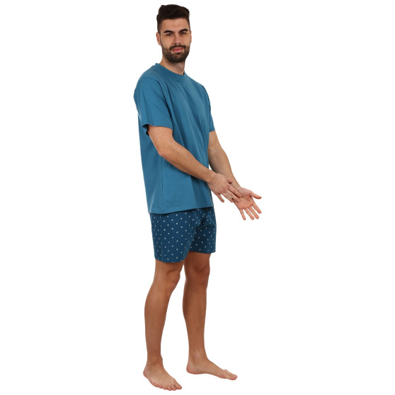 Pánske pyžamo Gino modré (79130-DZMMGA)