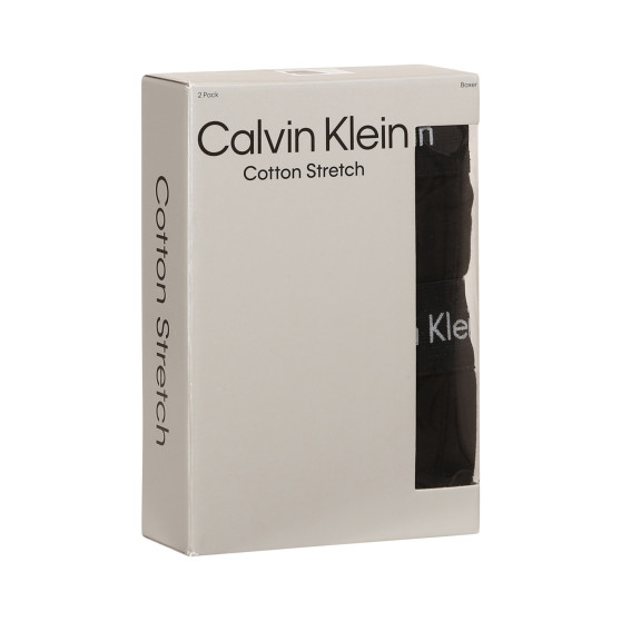 2PACK pánske trenky Calvin Klein čierné (NB3522A-BL6)