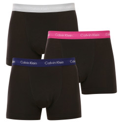 3PACK pánske boxerky Calvin Klein čierne (U2662G-CAQ)