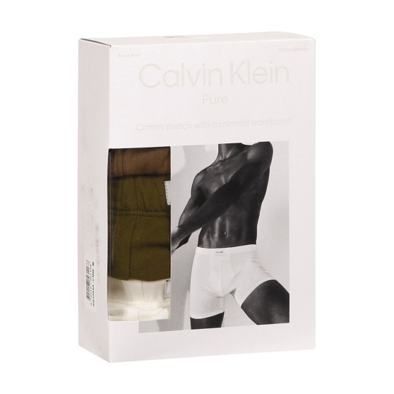 3PACK pánske boxerky Calvin Klein vicfarebné (NB3263A-CBW)