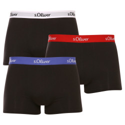 3PACK pánske boxerky S.Oliver čierne (JH-34B-45972549)