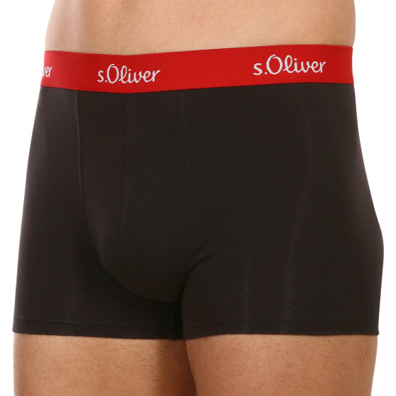 3PACK pánske boxerky S.Oliver čierne (JH-34B-45972549)