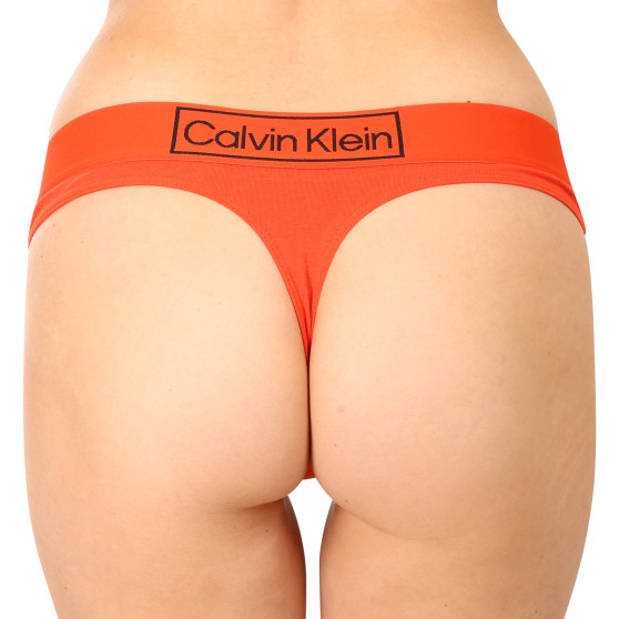 Dámske tangá Calvin Klein oranžová (QF6774E-3CI)