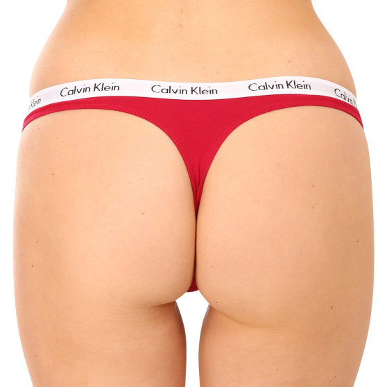 5PACK dámska tanga Calvin Klein viacfarebná (QD3585E-BNG)