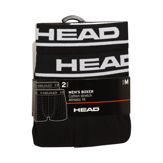 2PACK pánske boxerky HEAD čierné (701202741 003)
