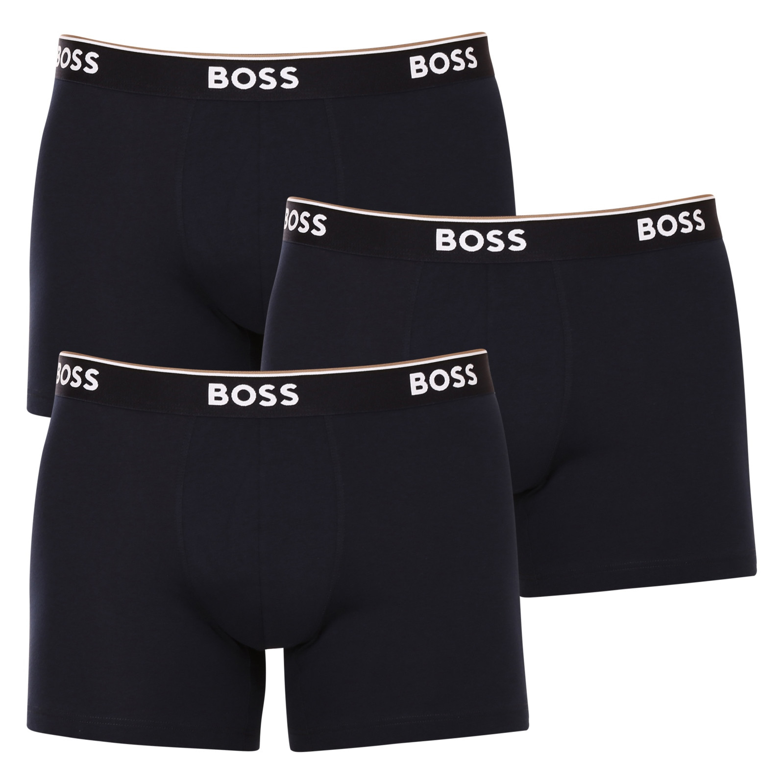 3PACK pánske boxerky BOSS tmavo modré (50475282 480) L, trenky.