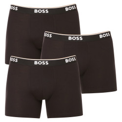 3PACK pánske boxerky Hugo Boss čierné (50475282 001)