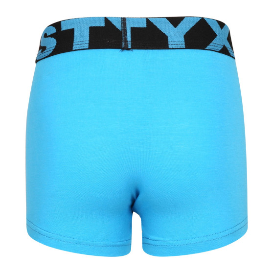 Detské boxerky Styx športová guma svetlo modré (GJ1169)
