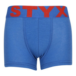 Detské boxerky Styx športová guma modré (GJ967)