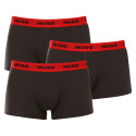3PACK pánske boxerky Hugo Boss čierné (50469786 002)