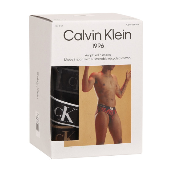 7PACK pánske slipy Calvin Klein čierné (NB3581A-CDB)