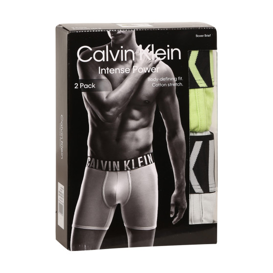 2PACK pánske boxerky Calvin Klein viacfarebné (NB2603A-C2D)