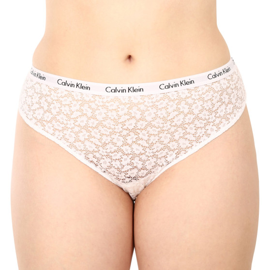 3PACK dámske nohavičky Calvin Klein nadrozmer viacfarebné (QD3975E-BP3)