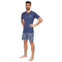 Pánske pyžamo Cornette Blue Dock modre (326/104)