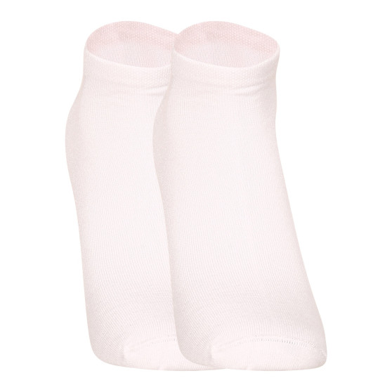 2,5PACK ponožky Nedeto nízké bambusové biele (2,5NDTPN100)