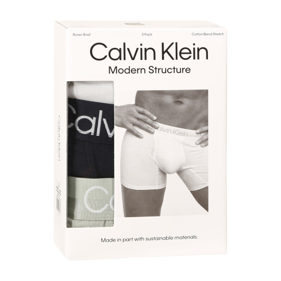 3PACK pánske boxerky Calvin Klein viacfarebné (NB2971A-CBC)