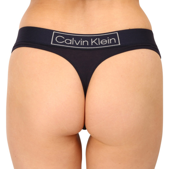 Dámske tangá Calvin Klein tmavomodré (QF6774E-CHW)