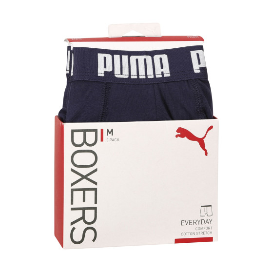 3PACK pánske boxerky Puma modré (701206546 002)