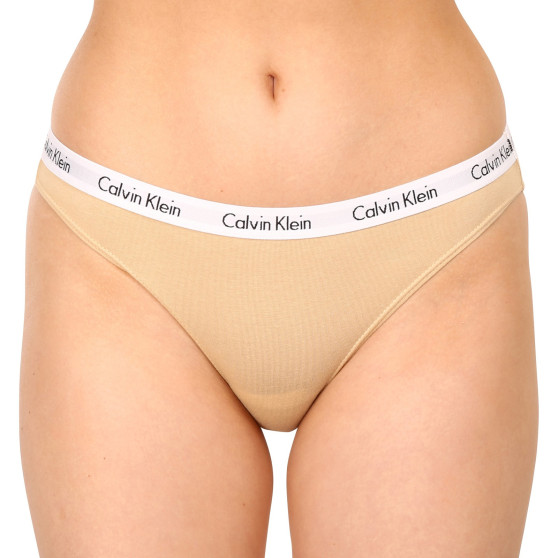 3PACK dámske nohavičky Calvin Klein viacfarebné (QD3588E-BP4)