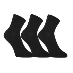 3PACK ponožky Styx členkové bambusové čierne (3HBK960)