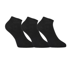 3PACK ponožky Styx nízke bambusové čierne (3HBN960)