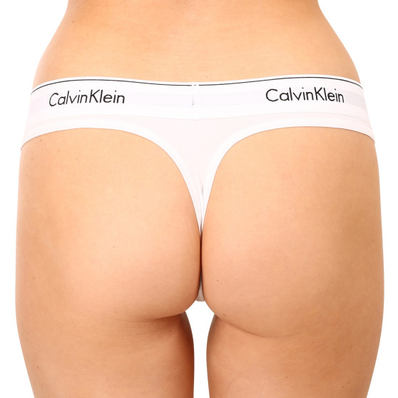 Dámske tangá Calvin Klein biela (F3786E-100)