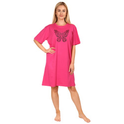 Dámska nočná košeľa Molvy ružová (AK-3486)