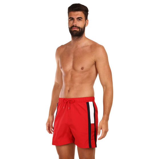 Pánske plavky Tommy Hilfiger červené (UM0UM02730 XLG)