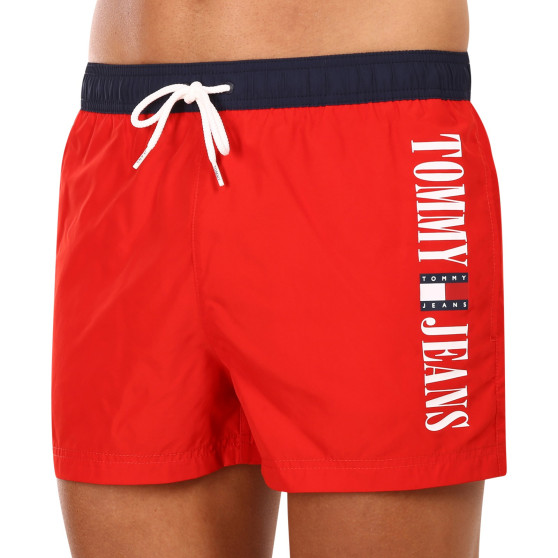 Pánske plavky Tommy Hilfiger červené (UM0UM02755 XNL)