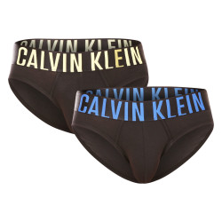 2PACK pánske slipy Calvin Klein čierne (NB2601A-C2A)