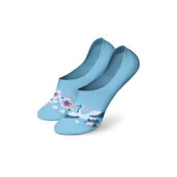 Veselé extra nízke ponožky Dedoles Sakura a volavka (D-U-SC-NSS-C-C-1370)