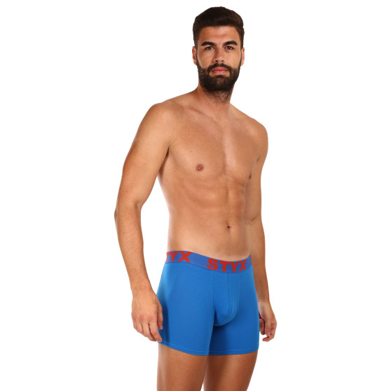 3PACK pánske boxerky Styx long športová guma viacfarebné (3U96897)