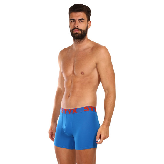 3PACK pánske boxerky Styx long športová guma viacfarebné (3U96897)