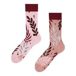 Veselé ponožky Dedoles Ružové listy (D-U-SC-RS-C-RC-1556)