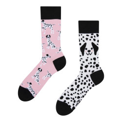 Veselé ponožky Dedoles Ružové dalmatínce (GMRS146)