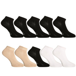 10PACK ponožky Gino bambusové viacfarebné (82005)