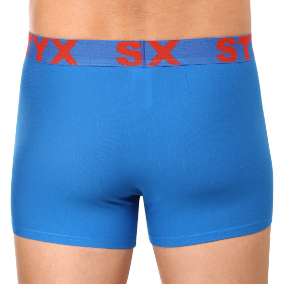 Pánske boxerky Styx športová guma nadrozmer modré (R1167)