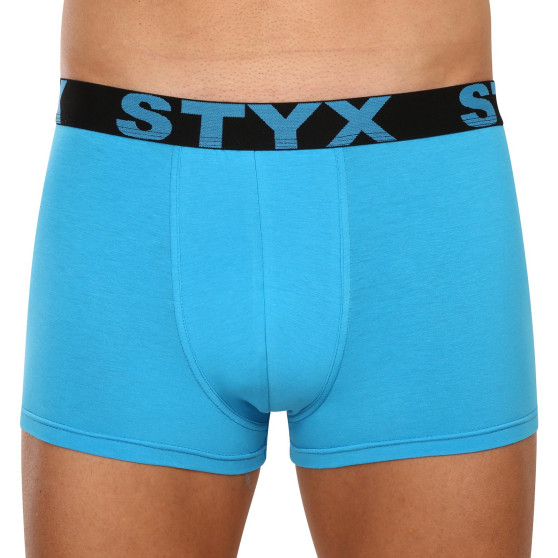 3PACK pánske boxerky Styx športová guma nadrozmer modré (3R96879)