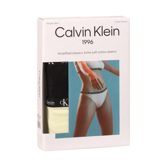 2PACK dámske nohavičky Calvin Klein viacfarebné (QD3991E-BP5)