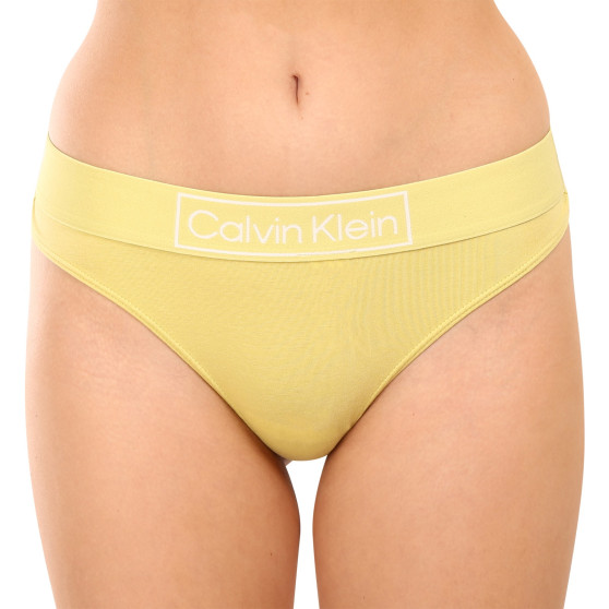 Dámske tangá Calvin Klein žltá (QF6774E-9LD)
