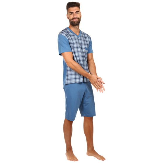 Pánske pyžamo Foltýn modré (FPK7)