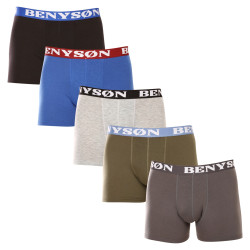 5PACK pánske boxerky Benysøn viacfarebné (4002)