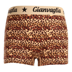 Dievčenské nohavičky s predlženou nohavičkou boxerky Gianvaglia hnedé (813)