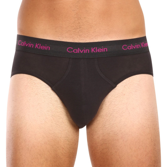 3PACK pánske slipy Calvin Klein čierné (U2661G-H50)