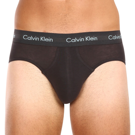 3PACK pánske slipy Calvin Klein čierné (U2661G-H50)