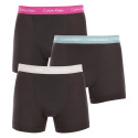 3PACK pánske boxerky Calvin Klein čierne (U2662G-H53)