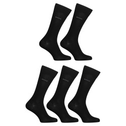5PACK ponožky Hugo Boss vysoké čierné (50478221 001)