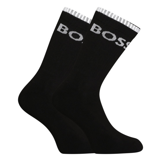 6PACK ponožky BOSS vysoké čierné (50510168 001)