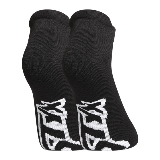 Ponožky Styx nízke čierne s bielym logom (HN960)