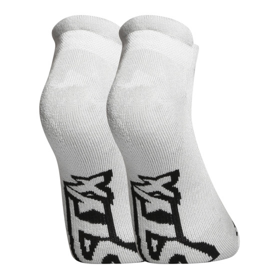Ponožky Styx nízke sivé s čiernym logom (HN1062)